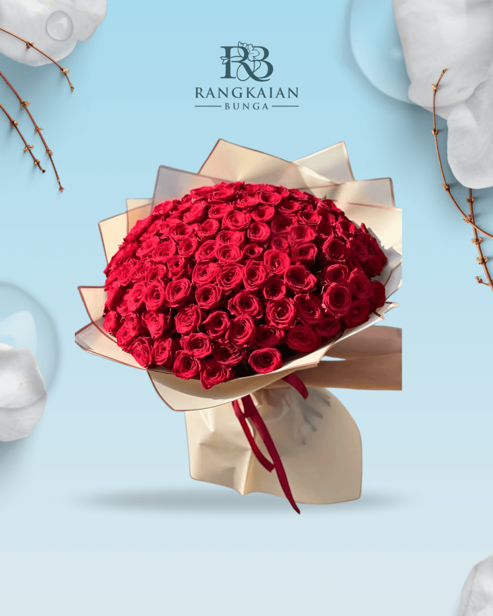 Crimson Elegance Bouquet