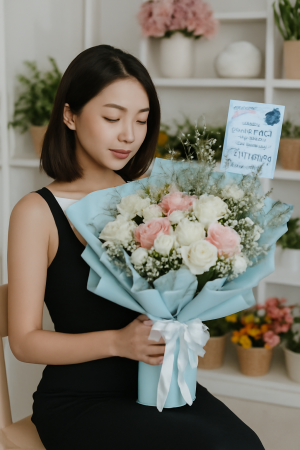 Elegant Pink Arrangement - 003