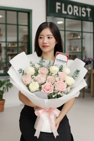 Elegant Pink Arrangement - 002