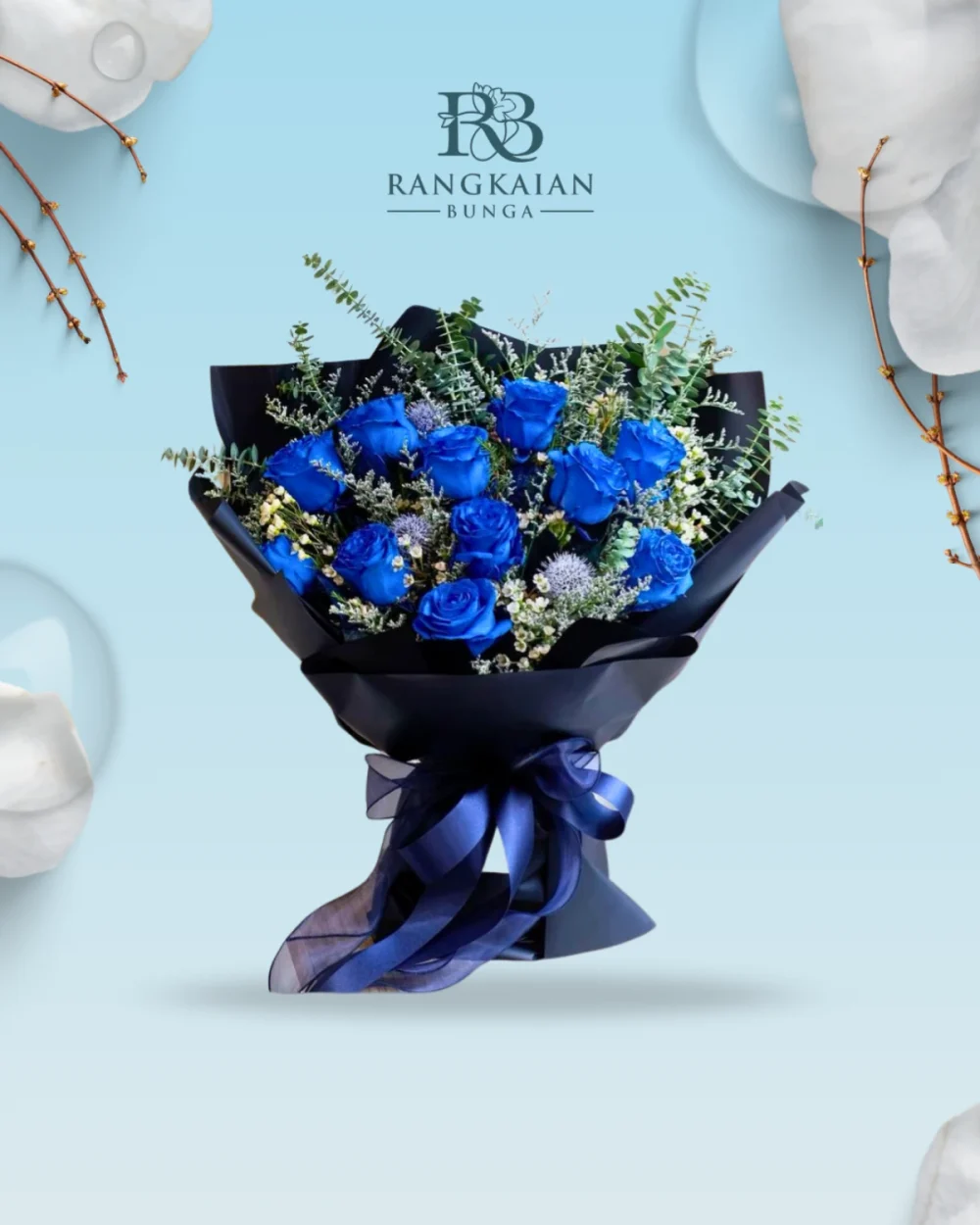 Midnight Azure Elegance