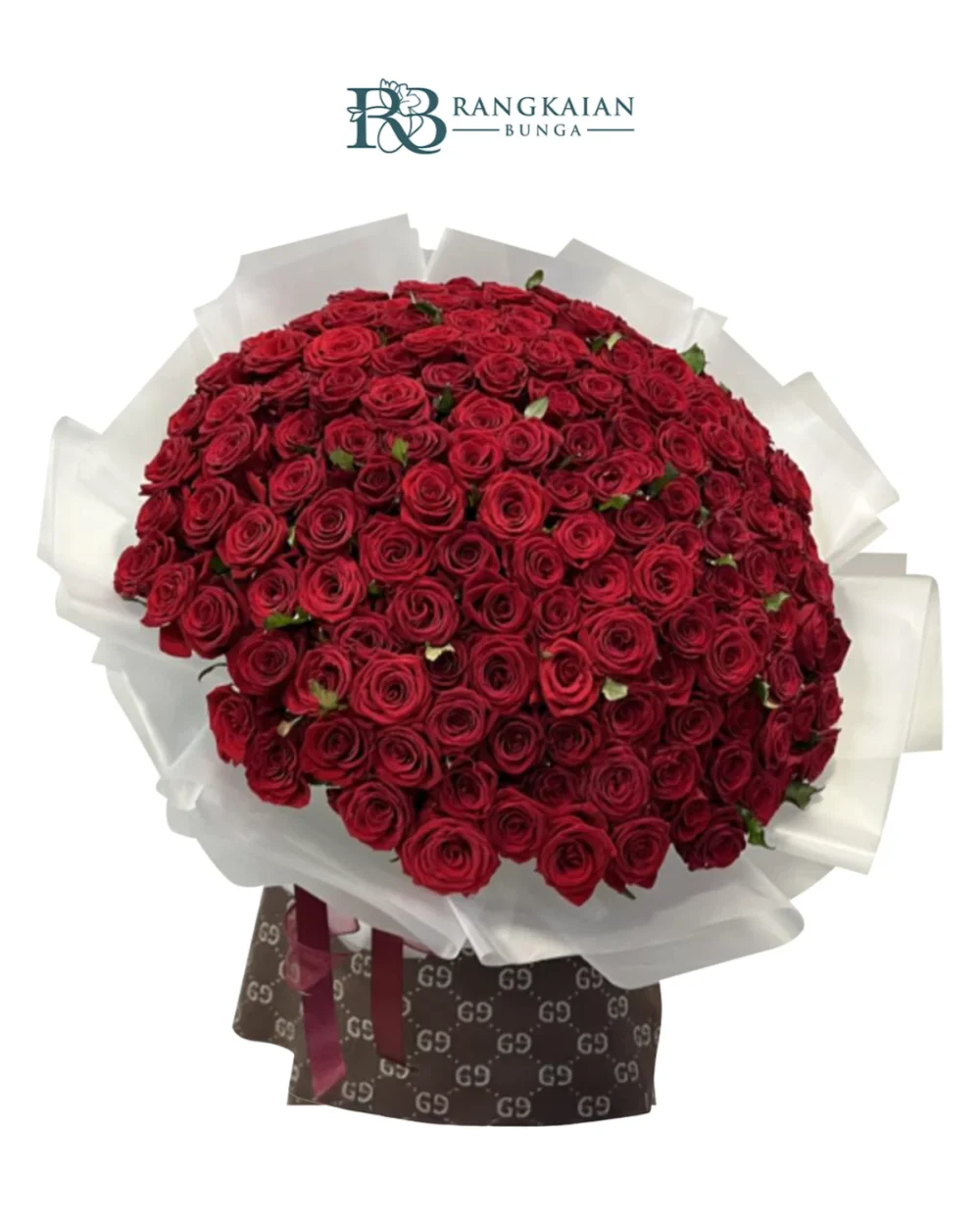 Huge 300 Stems Red Roses