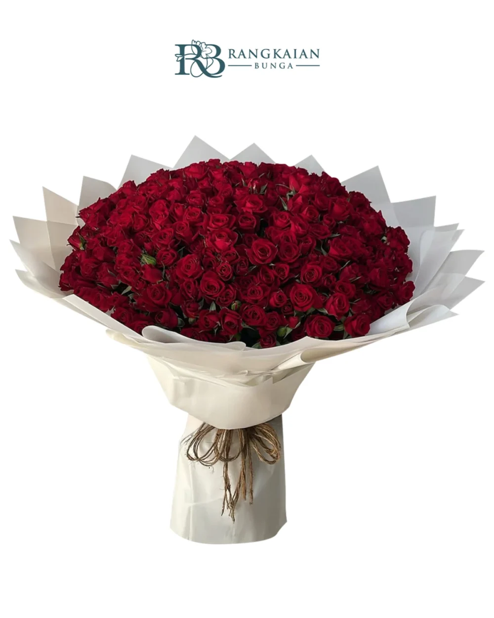 Huge 350 Stems Red Roses