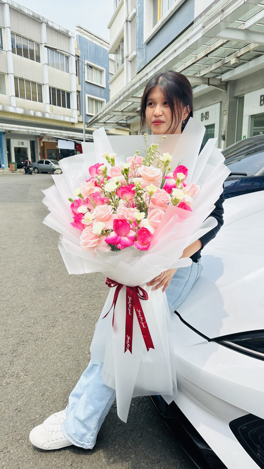 Pastel Grace Bouquet - Gambar 7