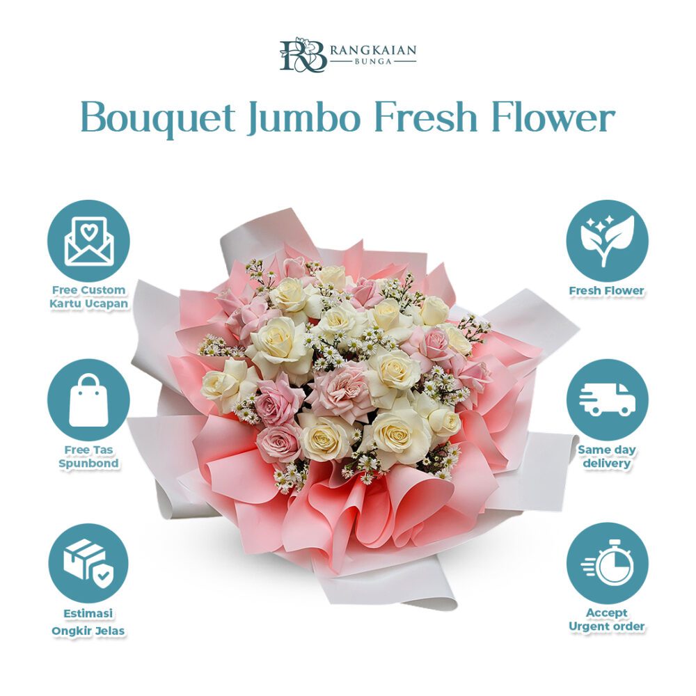 RS - Handbouquet Rounded Soft Pastel