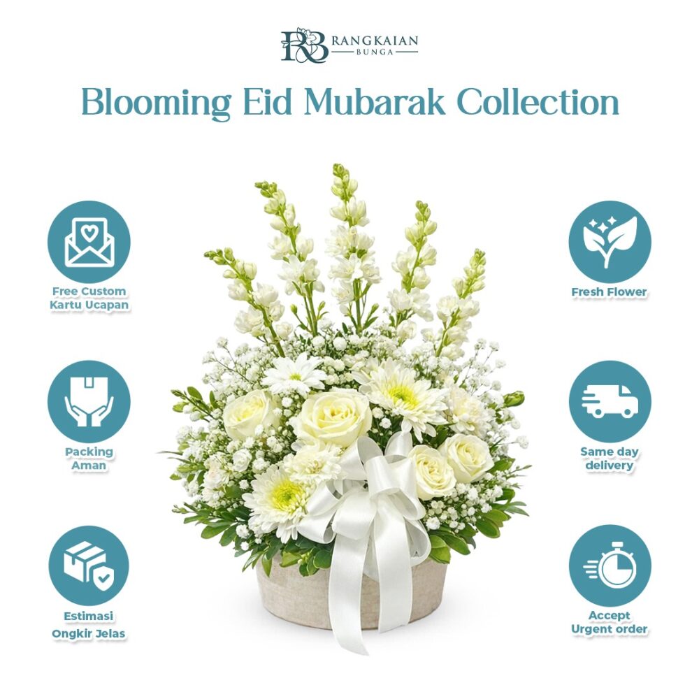 Serenity Raya Vase Arrangement 10 Stem